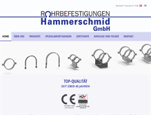 Tablet Screenshot of hammerschmid.at